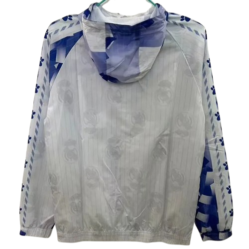 25-26 Real Madrid White Windbreaker