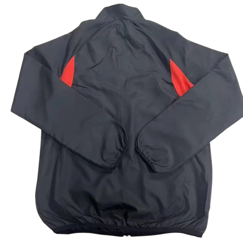 25-26 Real Madrid Black Windbreaker