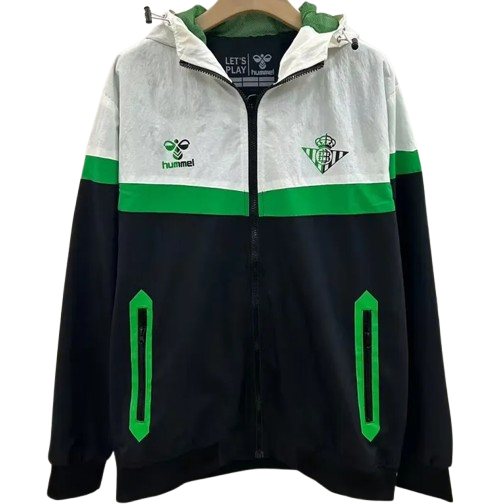 25-26 Real Betis White Windbreaker