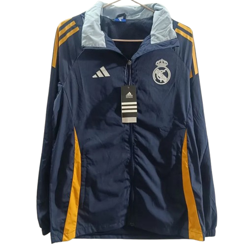 25-26 Real Madrid Royal Blue Windbreaker