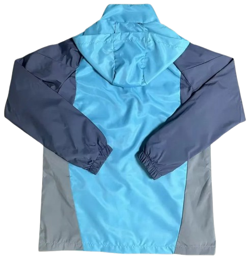25-26 Real Madrid Lake blue Windbreaker