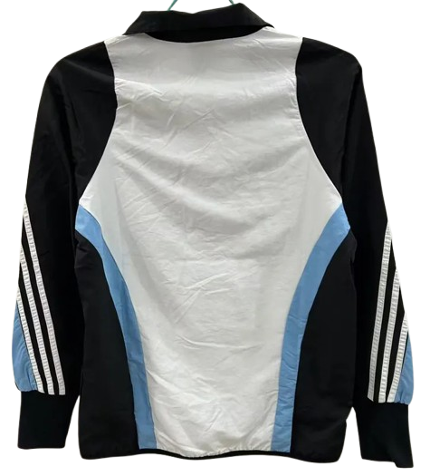 25-26 Real Madrid White ~ Black Windbreaker