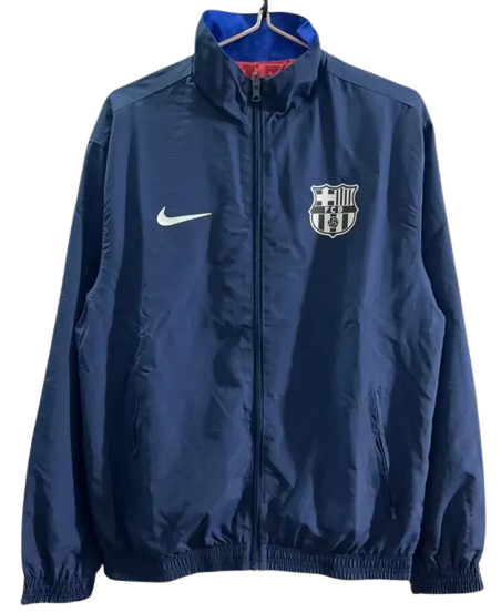 24-25 Barcelona Red Blue & Blue Double Sided Windbreaker