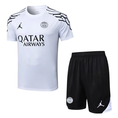 25-26 PSG White Training Short Suit