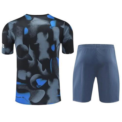 24-25 Inter Milan Gray Blue Training Short Suit