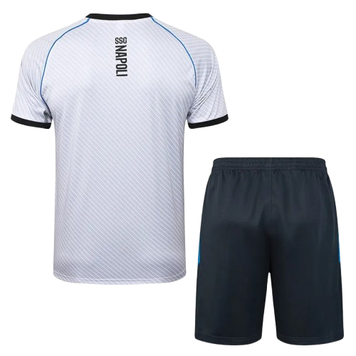 25-26 Napoli Light Gray Training Short Suit