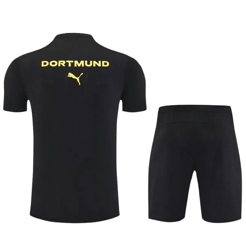25-26 Dortmund Black Training Short Suit