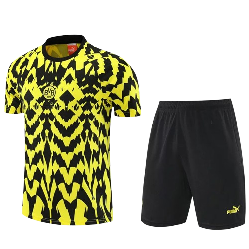 25-26 Dortmund Yellow Black Training Short Suit