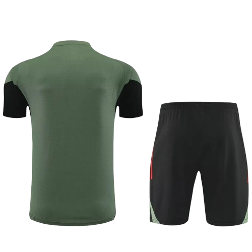 25-26 Bayern Army Green Training Short Suit