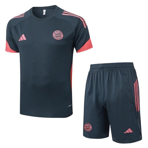 25-26 Bayern Dark Gray Training Short Suit