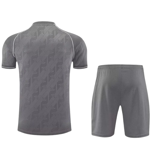 25-26 Real Madrid Grey Training Short Suit