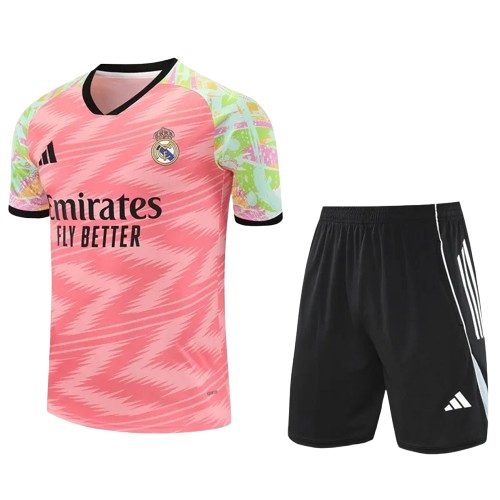 25-26 Real Madrid Pink Training Short Suit