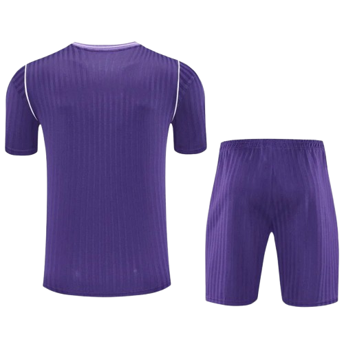 25-26 Real Madrid Purple Training Short Suit