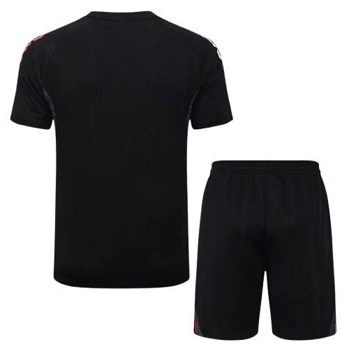 25-26 Ajax Black Training Short Suit