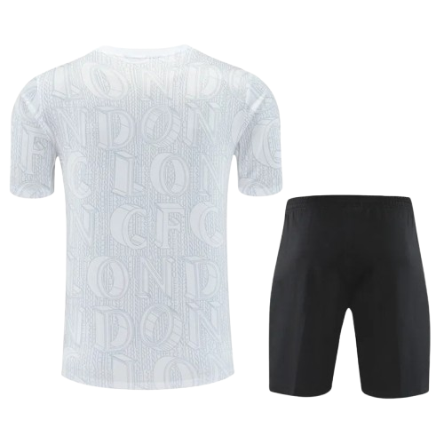 25-26 Chelsea White Training Short Suit