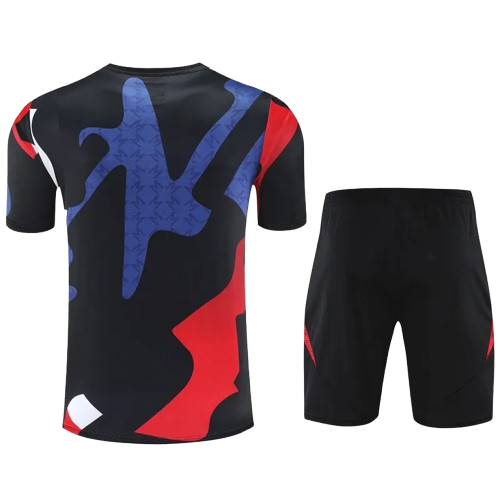 25-26 Man Utd Black Training Short Suit