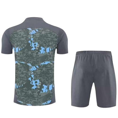 25-26 Man City Grey Training Short Suit