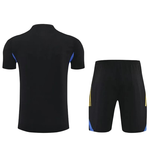 25-26 Man Utd Black Training Short Suit