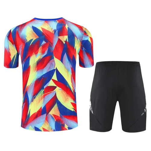 25-26 Arsenal Red Blue Training Short Suit