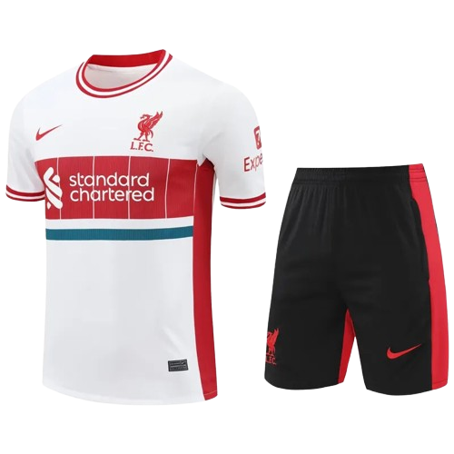 24-25 Liverpool White Training Short Suit
