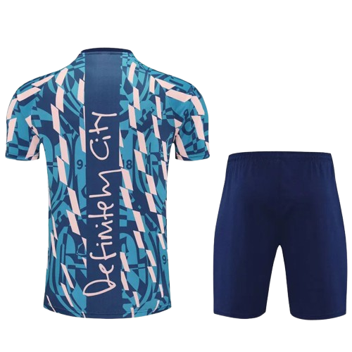 25-26 Man City Lake Blue Training Short Suit