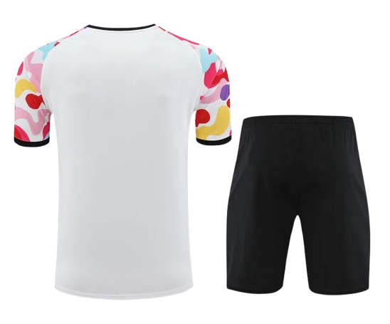 24-25 Man Utd White Training Short Suit