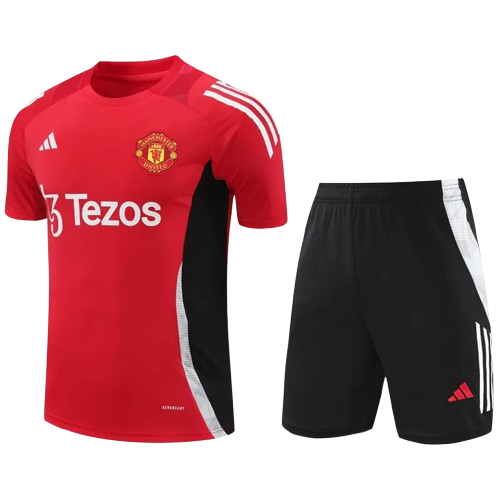 24-25 Man Utd Red Training Short Suit