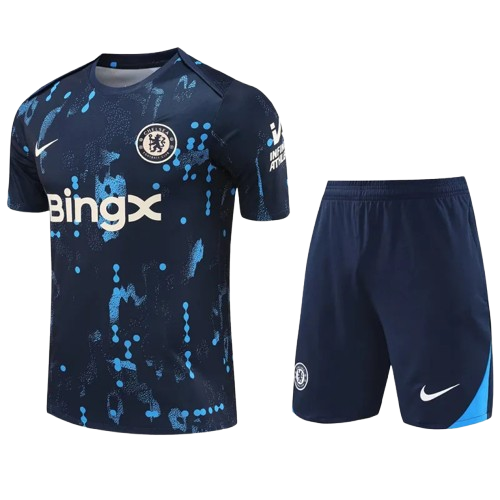 24-25 Chelsea Royal Blue Training Short Suit