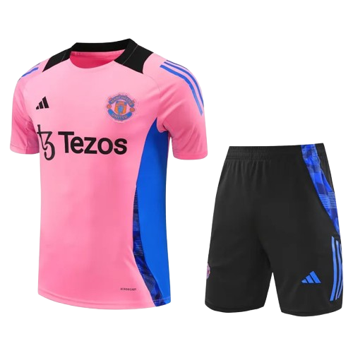 24-25 Man Utd Pink Training Short Suit