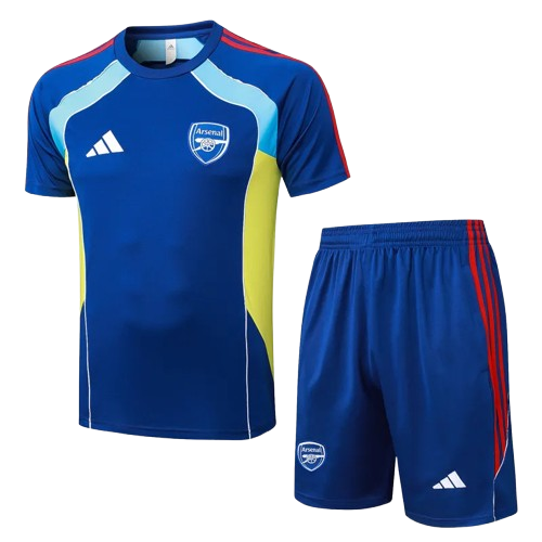25-26 Arsenal Fancy Blue Training Short Suit