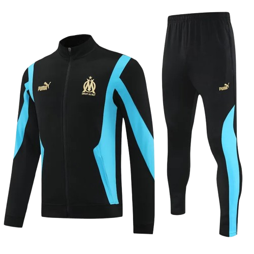 25-26 Marseille Black Jacket Tracksuit