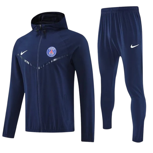 25-26 PSG Royal Blue Hoodie Jacket Tracksuit