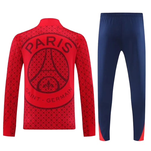 25-26 PSG Red Half Pull Tracksuit