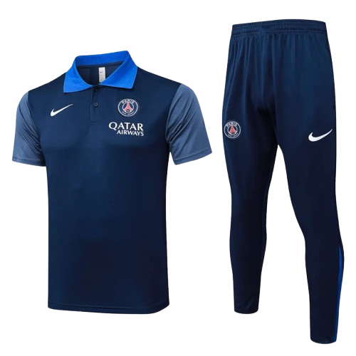 25-26 PSG Royal Blue Polo Tracksuit