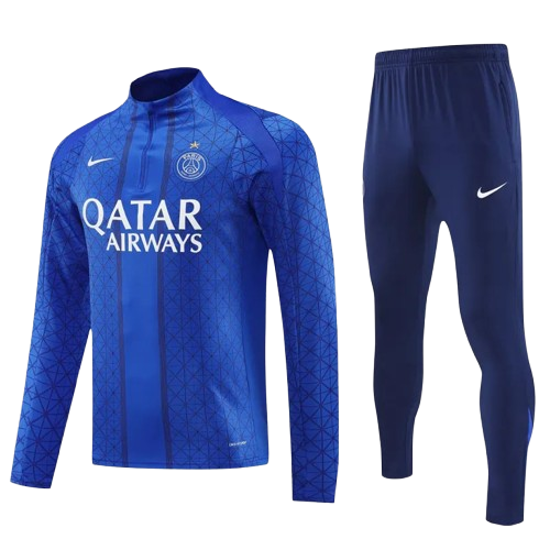 25-26 PSG Fancy Blue Half Pull Tracksuit
