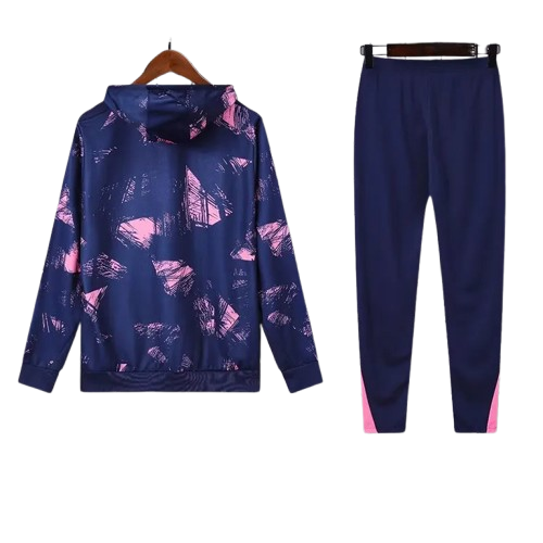 24-25 PSG Royal Blue Hoodie Tracksuit