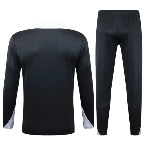 25-26 Chelsea Dark Gray Half Pull Tracksuit