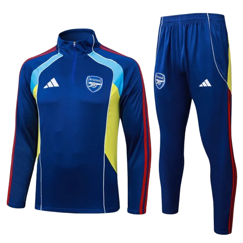 25-26 Arsenal Royal Blue Half Pull Tracksuit