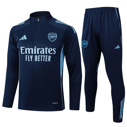 25-26 Arsenal Royal Blue Half Pull Tracksuit