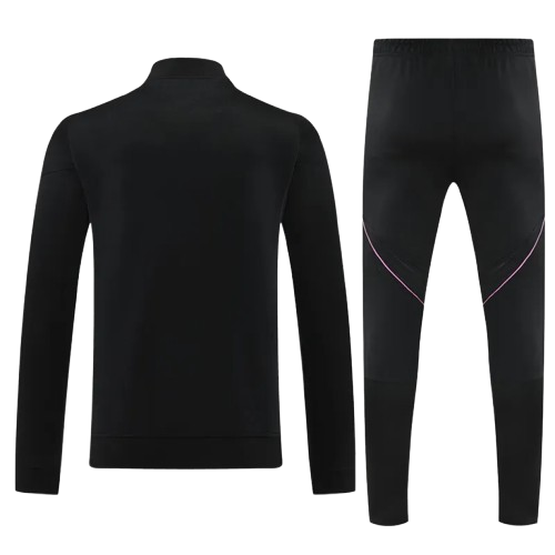 25-26 Juventus Black Jacket Tracksuit
