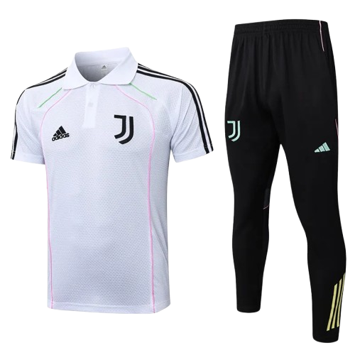 25-26 Juventus White Polo Tracksuit