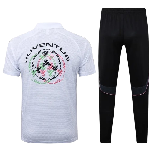25-26 Juventus White Polo Tracksuit