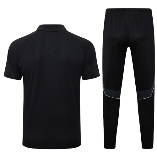 25-26 Juventus Black Polo Tracksuit