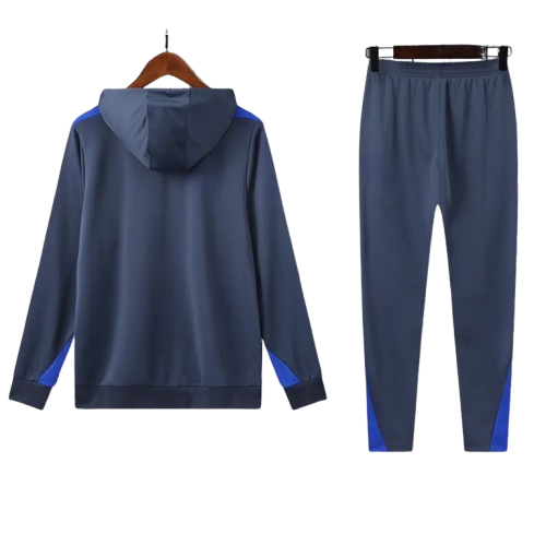 24-25 Inter Milan Grey Hoodie Tracksuit