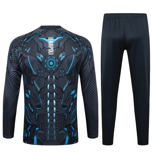 25-26 Napoli Grey Half Pull Tracksuit