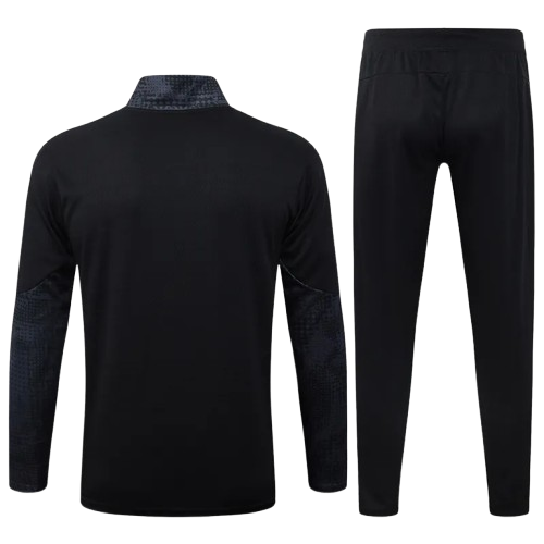 25-26 AC Milan Black Half Pull Tracksuit