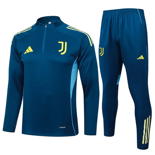 25-26 Juventus Royal Blue Half Pull Tracksuit