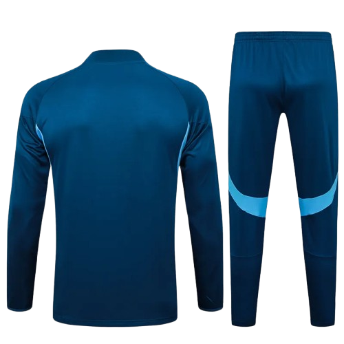 25-26 Juventus Royal Blue Half Pull Tracksuit
