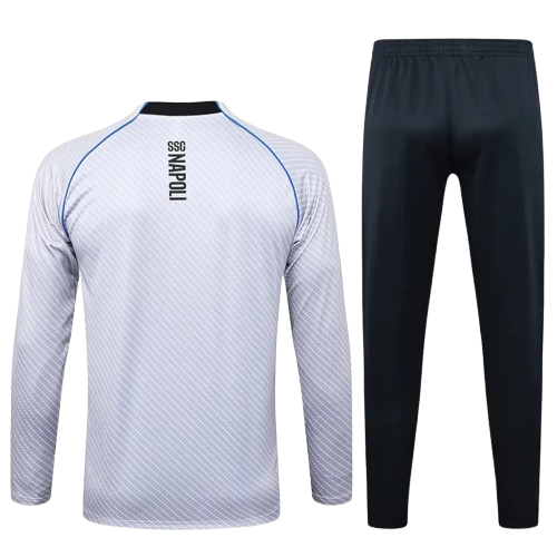 25-26 Napoli Light Gray Half Pull Tracksuit