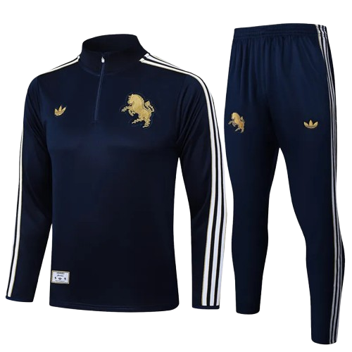 25-26 Juventus Royal Blue Half Pull Tracksuit